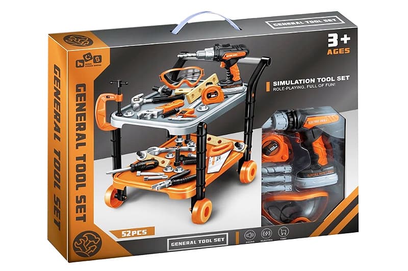 Набір інструментів YG TOYS з візком, на батарейках