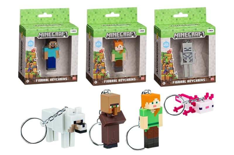 Фігурка-брелок MINECRAFT в асортименті 15 видів, ціна за 1 штуку