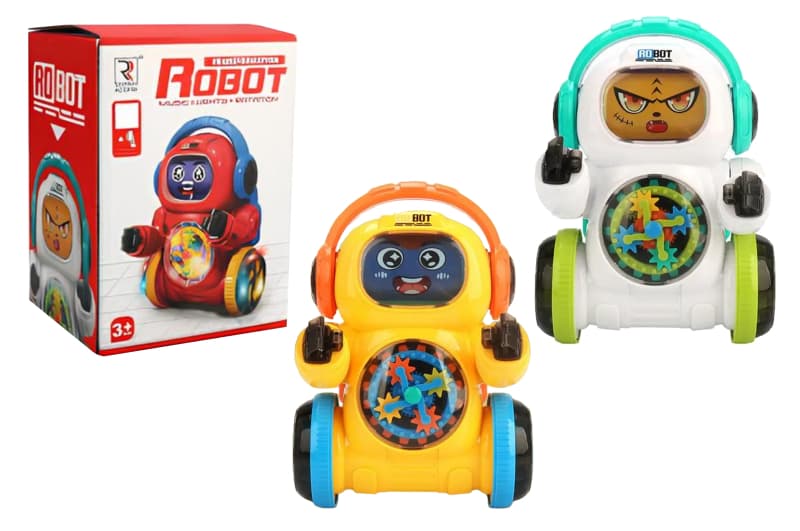 Музичний робот YG TOYS на батарейках зі світлом, 2 види