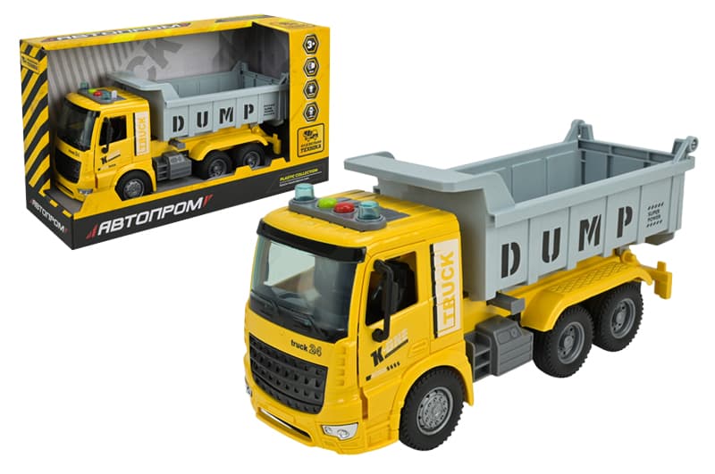 Машина AP9935 "Будтехніка", батарейка, світло, звук,у коробці р.33,5x19x11,5см АВТОПРОМ