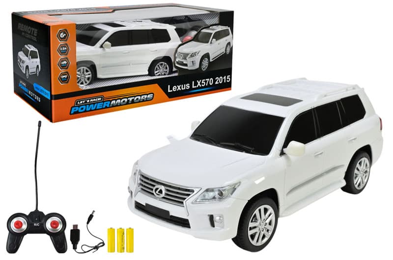 Машина PM2406 "POWERMOTORS", 1:24 LEXUS LX570 світло, акумулятор, батарейка, коробка р.26,5x14x10,5см.