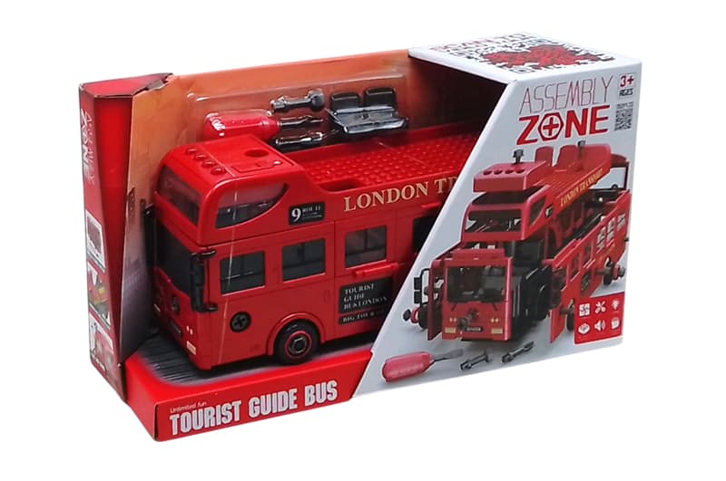 Автобус інерційний YW9099B зі світлом і звуком, YG TOYS