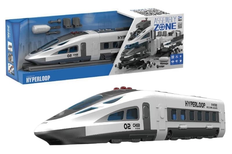 Електричка інерційна YW9096 озвучена, зі світлом, в коробці р.50x12,5x16 см YG Toys