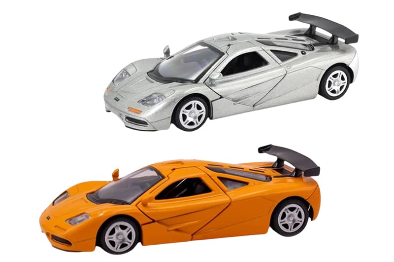Машина 250412U "MCLAREN F1 1992" сірий, помаранчевий TECHNODRIVE, фото 2