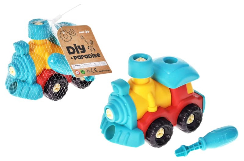 Потяг конструктор 2026-C в сітці р.16x10x12 см YG Toys