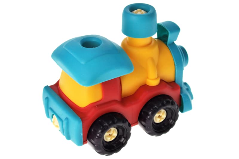 Потяг конструктор 2026-C в сітці р.16x10x12 см YG Toys, фото 5