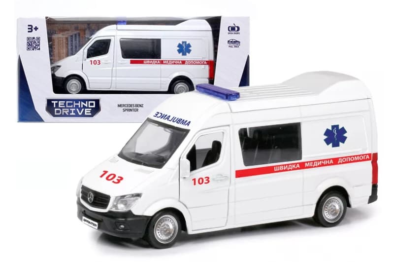 Машина швидка допомога 250344U "MERCEDES BENZ SPRINTER" TECHNODRIVE