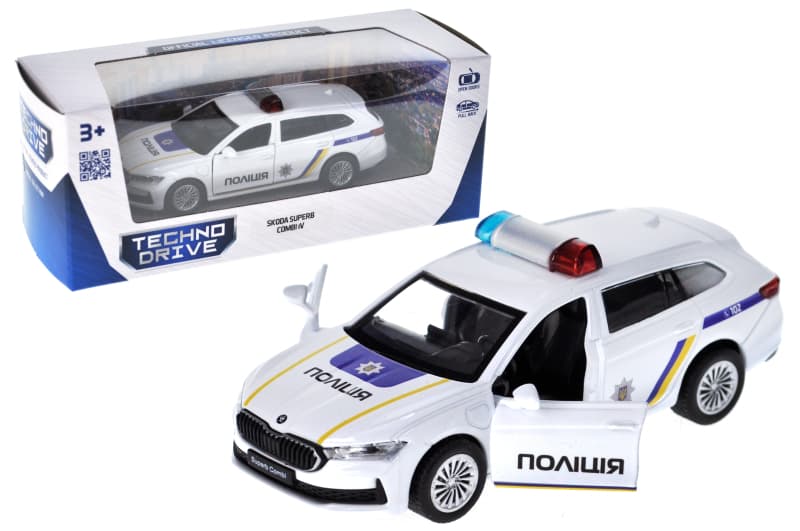 Машина 250947 "SKODA SUPERB COMBI IV Поліція" TECHNODRIVE