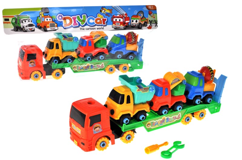 Автовоз конструктор 8636A в кульку р.43x5x6 см YG Toys