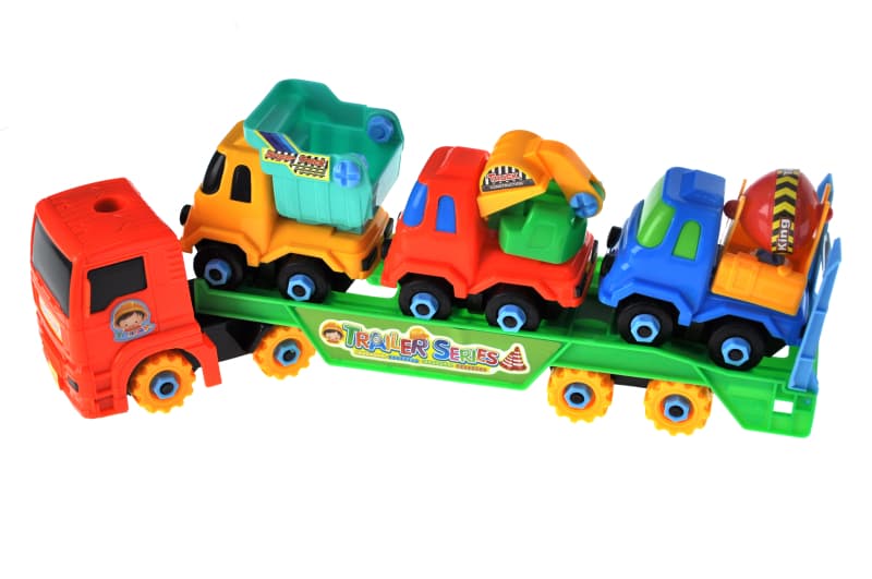 Автовоз конструктор 8636A в кульку р.43x5x6 см YG Toys, фото 4