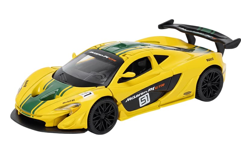 Машина 250946MLP1YW "MCLAREN P1" жовта, 1:43 TECHNODRIVE, фото 3