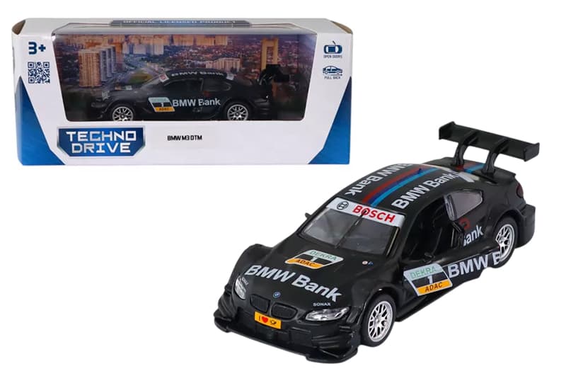 Машина 250257Bl "BMW M3 DTM" чорна TECHNODRIVE