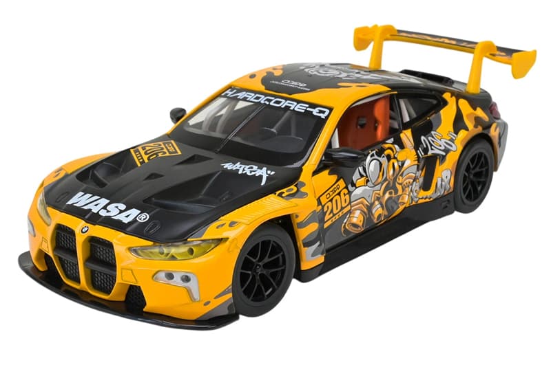 Машина металева АВТОПРОМ 68296A(Y)1:24 BMW M4 GT3, батар,світло, звук, відкр.двері, кор., фото 5