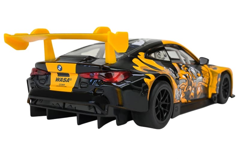 Машина металева АВТОПРОМ 68296A(Y)1:24 BMW M4 GT3, батар,світло, звук, відкр.двері, кор., фото 4