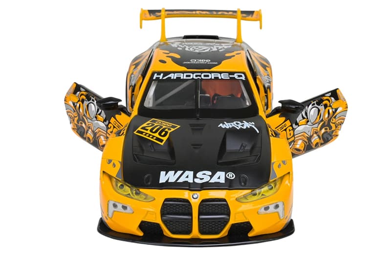 Машина металева АВТОПРОМ 68296A(Y)1:24 BMW M4 GT3, батар,світло, звук, відкр.двері, кор., фото 6