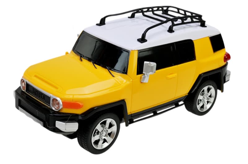 Машина р/к PM2407 "POWERMOTORS",1:24 TOYOTA FJ CRUISER, жовтий колір, акум.,світло у кор.26.5x14x10.5см, фото 4