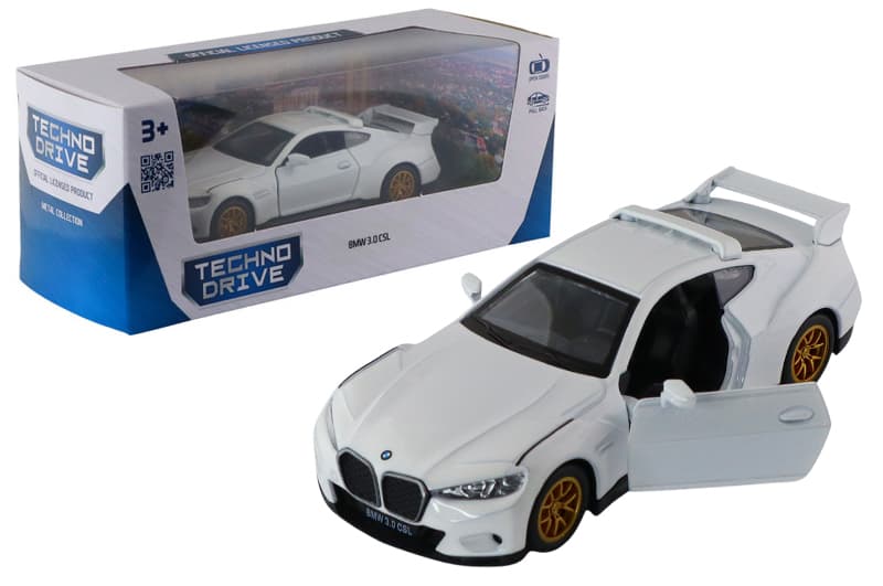 Автомодель 250948 BMW 3.0 CSL (білий) Techno drive