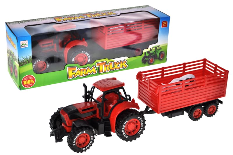 Трактор 3368-82N інерційний з причіпом, в коробці р.44,5x12x14,5 см YG Toys