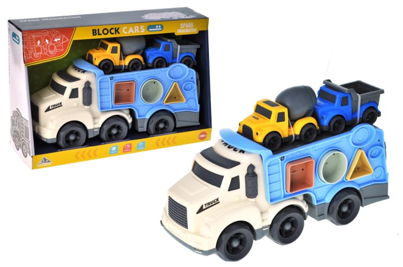 Машина автовоз 933-883B в коробці р.33,5x12x21,5 см YG Toys