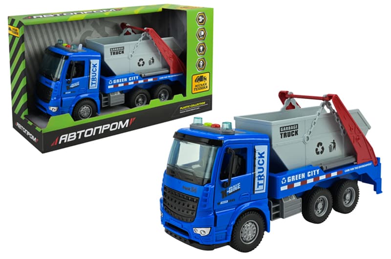 Машина AP9930 "Сміттєвоз" світло, звук, у короб.33.5x19x11,5см АВТОПРОМ
