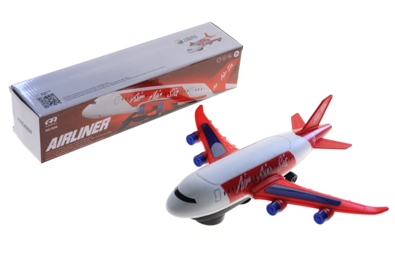 Іграшковий літак на батарейках з підсвіткою YG TOYS R06