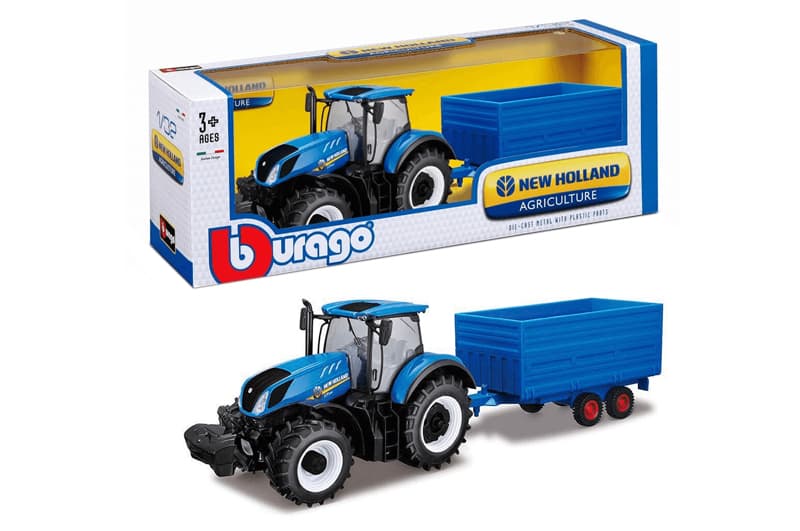 Трактор 18-44067 "New Holland" з причепом Bburago