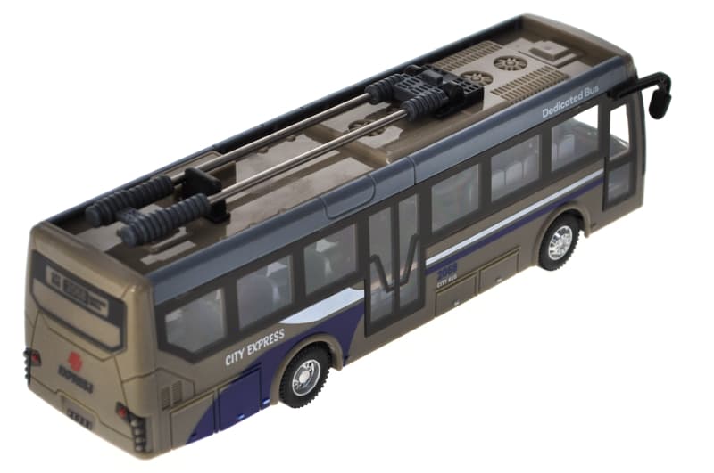 Тролейбус на радіокеруванні 2068-2 акумулятор, в коробці р.35x7,5x10 см YG Toys, фото 5