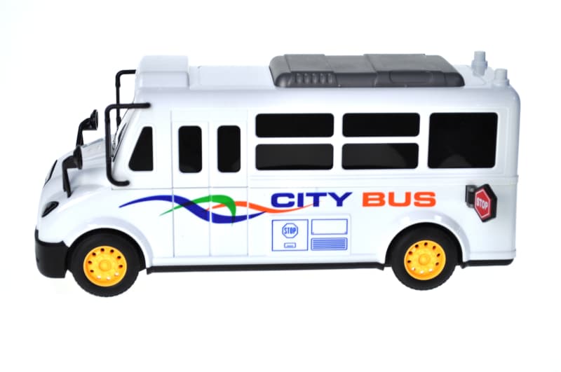 Автобус інерційний 8905 з набором машинок, в коробці р.35x14,7x25 см YG Toys, фото 4