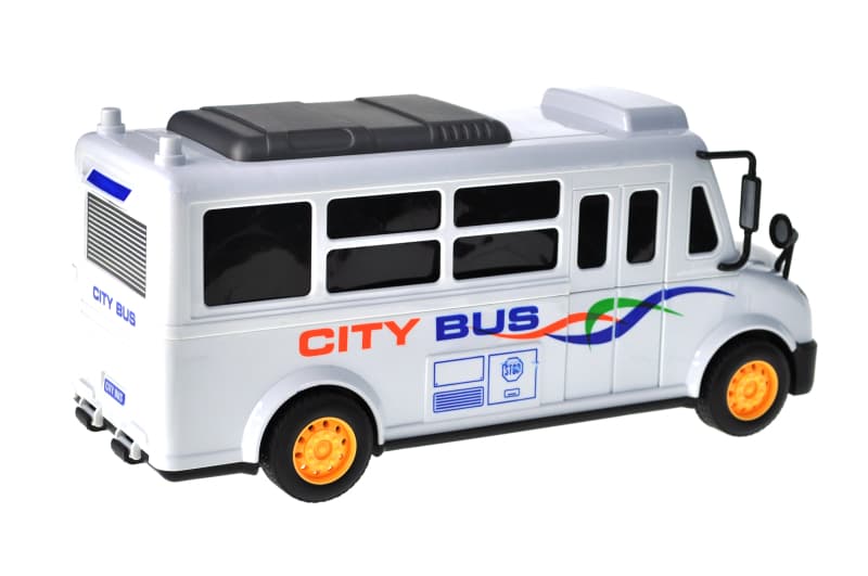 Автобус інерційний 8905 з набором машинок, в коробці р.35x14,7x25 см YG Toys, фото 6