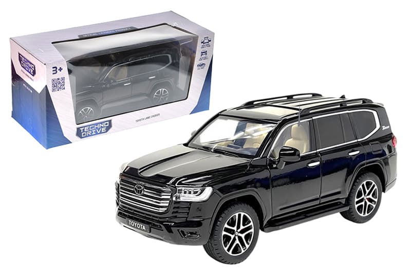 Автомодель KM08222 TOYOTA LAND CRUISER (чорний, 1:24)