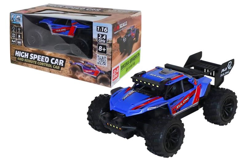 Автомобіль SL-8024A OFF-ROAD на р/к – HIGH SPEED (синій, 1:16, 2.4 ГГц, акум. 3,7 V)