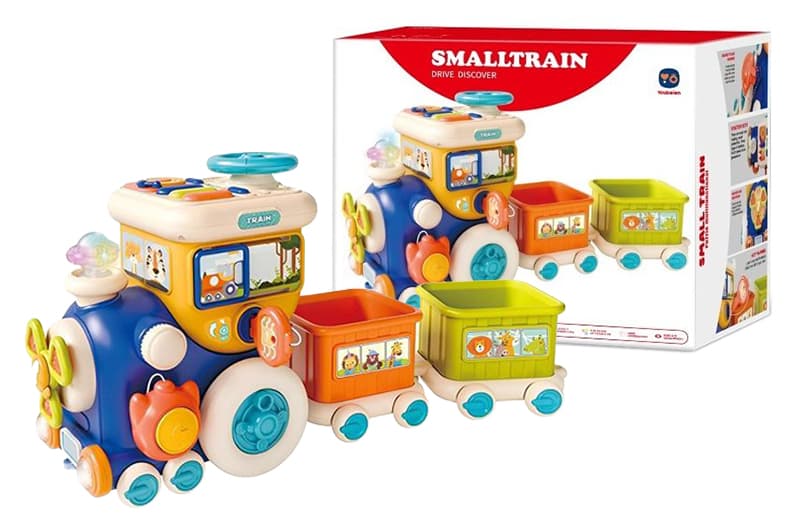 Потяг RT7213 музичний, на батарейках, в коробці р.27,5x15x23 см YG Toys