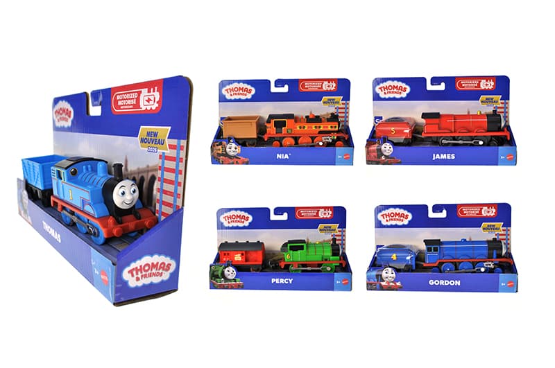 Моторизований паровозик з причепом «Томас і друзі» в асортименті Mattel
