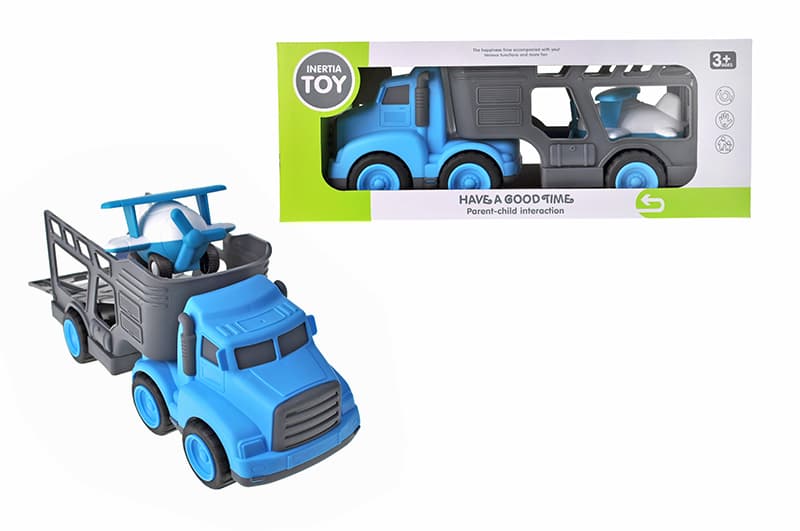 Машина автовоз інерційна 6820-4 в коробці р.38,5x12,4x14,5 см YG Toys