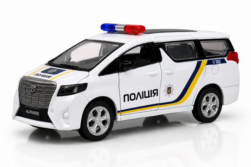 Машина KM260417P "TOYOTA ALPHARF ПОЛІЦІЯ" TECHNODRIVE
