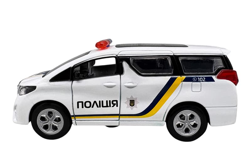 Машина KM260417P "TOYOTA ALPHARF ПОЛІЦІЯ" TECHNODRIVE, фото 2