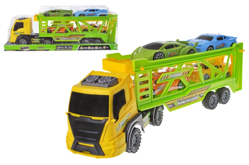Автовоз інерційний 8601 з машинками, ковпак р.58x14.5x23 см YG Toys