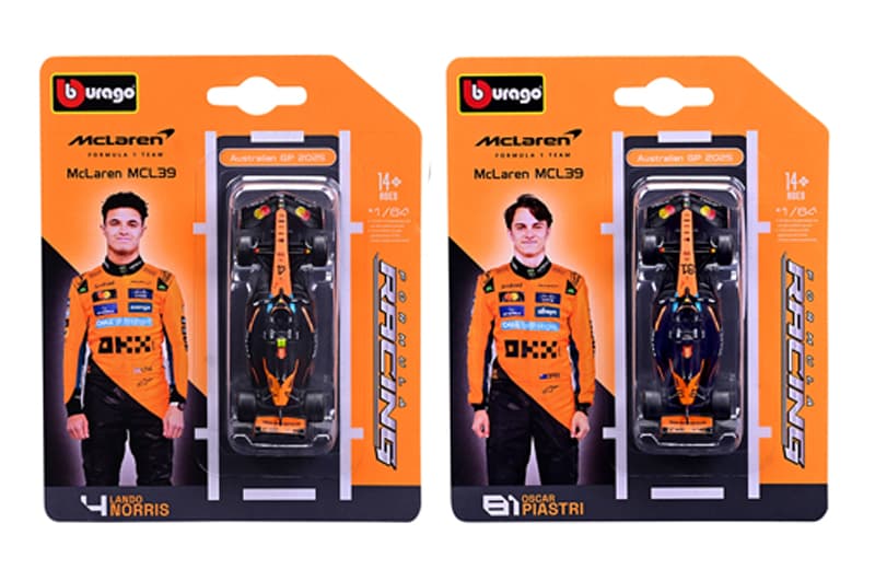 Машина 18-58001 "McLaren"F1" MCL39 1:64 Bburago