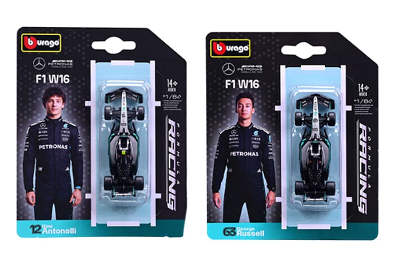 Машина 18-58002 "Mercedes-AMG" F1 W16 1:64 Bburago