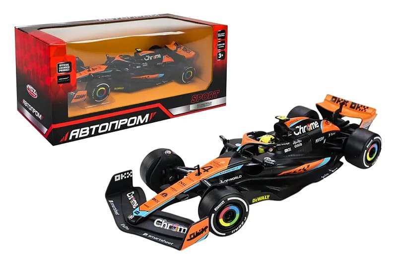 Машина металева 68287A(B) 1:24 McLaren MCL60 (2023 Australian Grand Prix), у коробці р.24.5x12см АВТОПРОМ