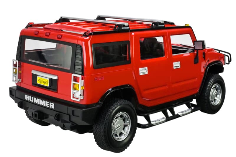 Машина на радіокеруванні PM1401RED, 1:14 HUMMER H2,червоний колір, на акумулятор, у коробці 49x23x23 см. POWERMOTORS, фото 4