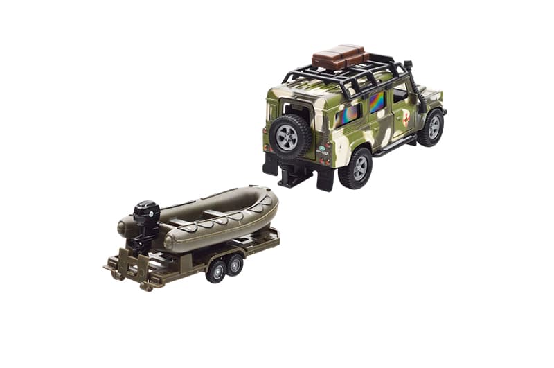 Машина 520191.270 "LAND ROVER DEFENDER MІЛІТАРІ" з човном TECHNODRIVE, фото 6