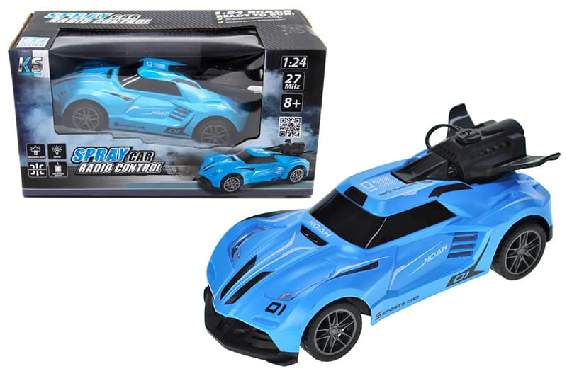 Радіокерована машина TECHNO DRIVE SL-354RHBL, 1:24, блакитна, зі світлом і вихлопною парою