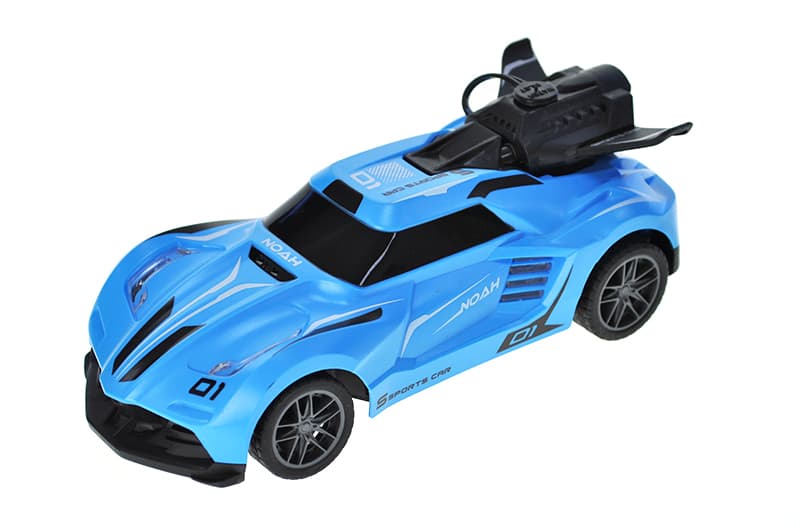 Радіокерована машина TECHNO DRIVE SL-354RHBL, 1:24, блакитна, зі світлом і вихлопною парою, фото 2