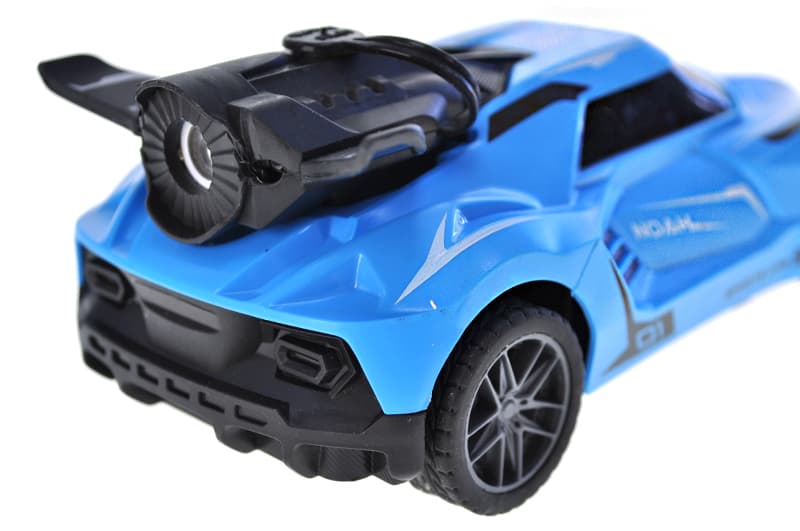 Радіокерована машина TECHNO DRIVE SL-354RHBL, 1:24, блакитна, зі світлом і вихлопною парою, фото 5