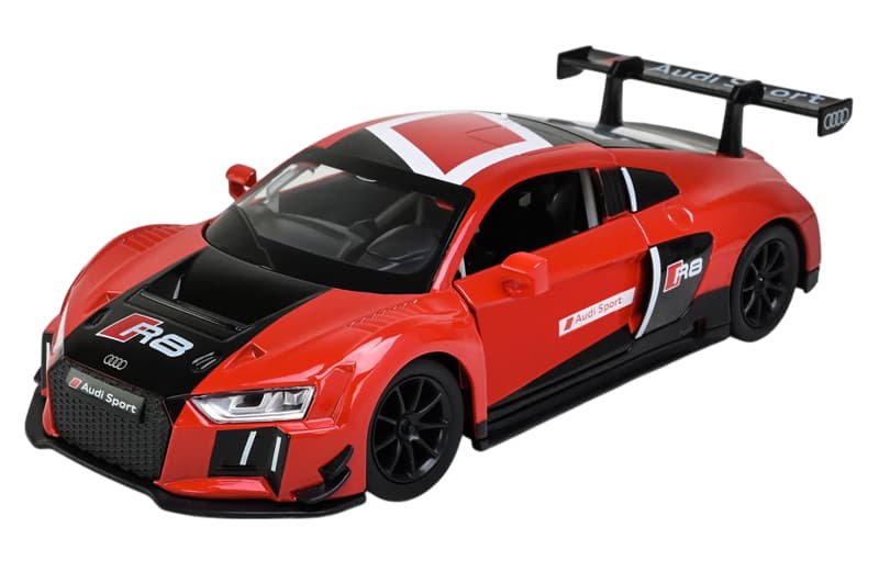 Машина металева 68262A 1:24 Audi R8 LMS, відкриваються двері, в коробці 24,5-12,5 см АВТОПРОМ, фото 5
