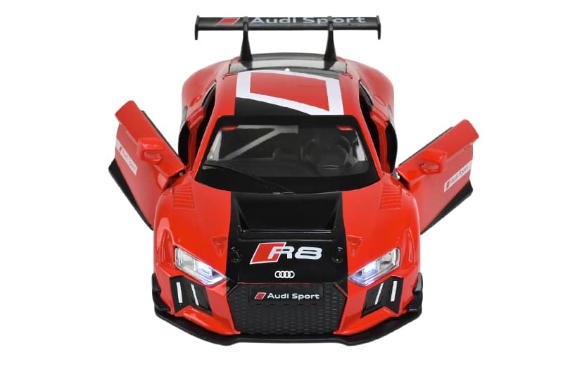 Машина металева 68262A 1:24 Audi R8 LMS, відкриваються двері, в коробці 24,5-12,5 см АВТОПРОМ, фото 3