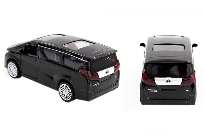 Машинка металева-TOYOTA ALPHARD (чорний) TechnoDrive, фото 4