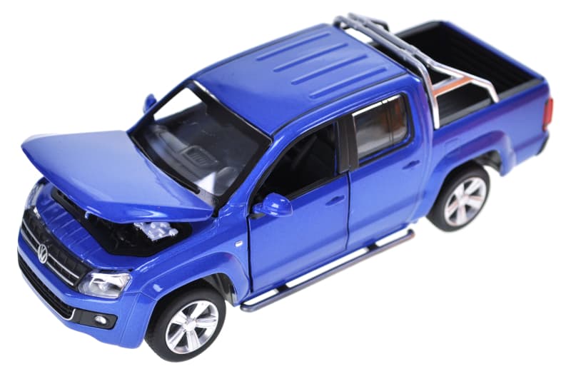 Машина металева "АВТОПРОМ" 68365 1:30 Volkswagen Amarok, батарейка, світло, звук, відкриваються двері, кор., фото 5