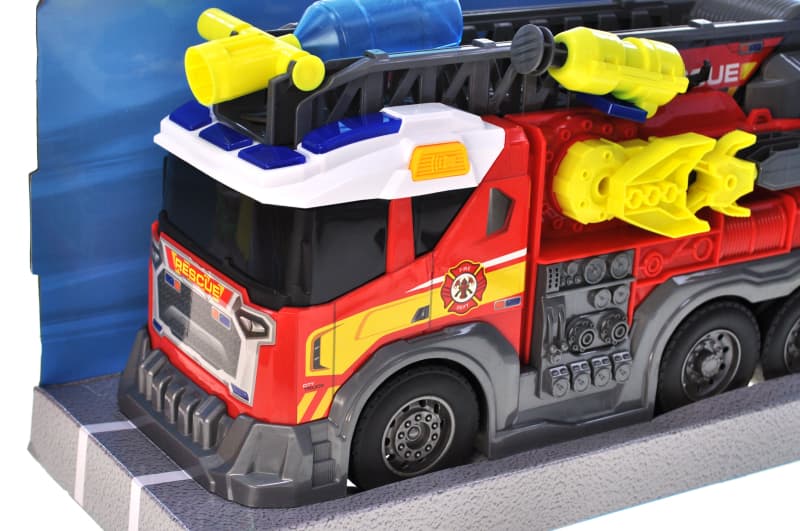 Машина інерційна RJ2820 "Пожежна" озвучена, зі світлом, в коробці YG Toys, фото 2
